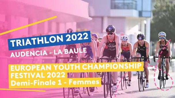 Triathlon Audencia-La Baule 2022 :  Départ Demi-Finale 1 jeunes  / Championnats d’Europe Jeunes