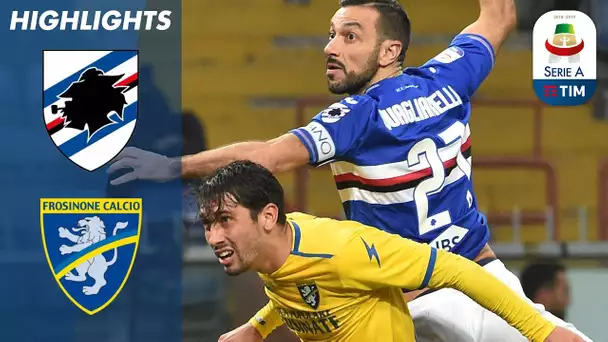 Sampdoria 0-1 Frosinone | Daniel Ciofani's away goal gives Frosinone a shock victory | Serie A