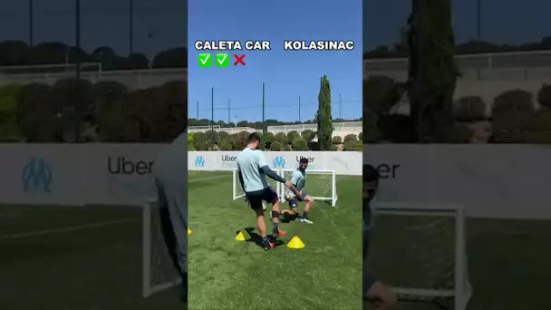 Caleta-Car 🇭🇷 et Kolasinac 🇧🇦 se sont défiés sur un challenge défensif : qui l’a emporté ? ⚡️🥅