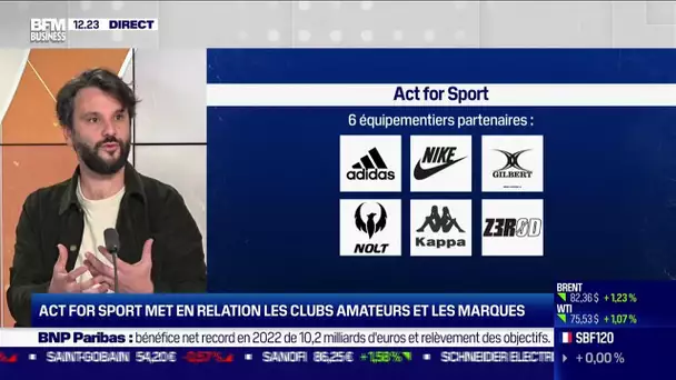 Guillaume Sarfati (act for sport) : act for sport met en relation les clubs amateurs et les marques