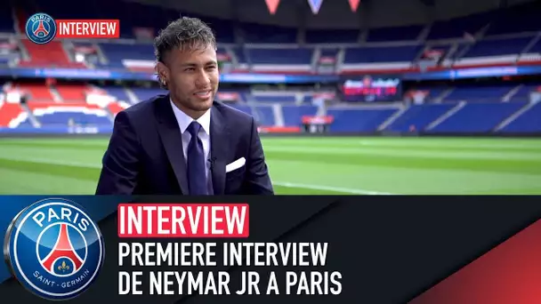 PREMIERE INTERVIEW DE NEYMAR JR A PARIS