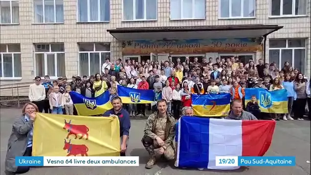Béarn : l'association Vesna 64 a livré deux ambulances en Ukraine