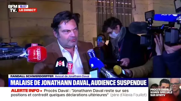 Malaise de Jonathann Daval: selon son avocat, "la journée a été très dure émotionnellement"