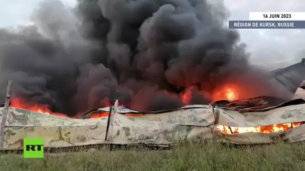 Russie: une usine textile incendiée par la chute d’un drone des Forces armées ukrainiennes