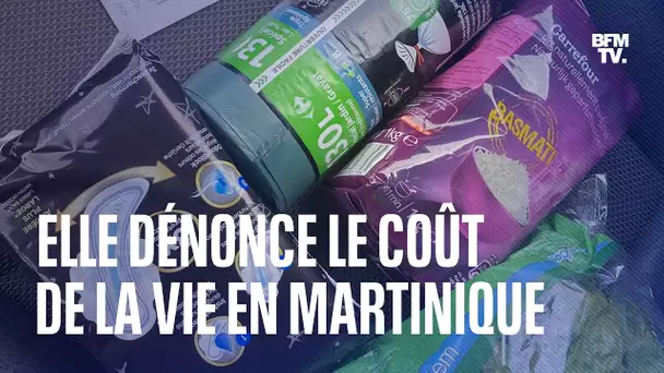 Cette Martiniquaise dénonce le coût de la vie sur l’île