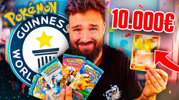 100% LA MEILLEURE OUVERTURE DE BOOSTER POKEMON EX DE MA VIE A 10 000 EUROS ! ( NEW WORLD RECORD )