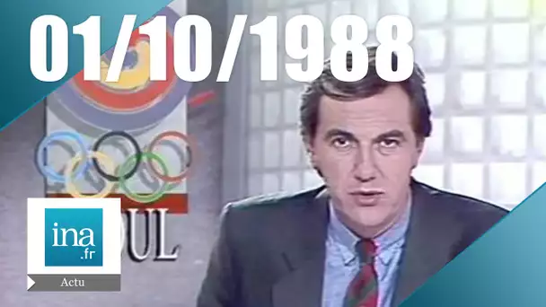 20h Antenne 2 du 1er octobre 1988 - Clôture des Jeux Olympiques de Séoul | Archive INA
