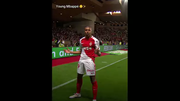 Young Mbappé was different 👶✨  #Ligue1 #Ligue1McDonalds #mbappe #kylianmbappe #monaco #asmonaco