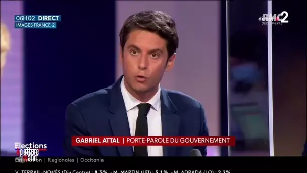 Gabriel Attal: le "niveau abyssal de l'abstention" ce week-end doit inquiéter