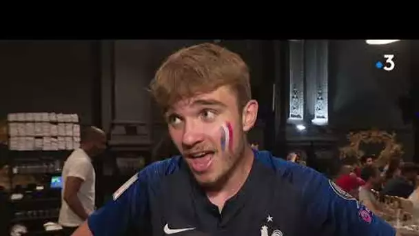 1/8 de finale France - Suisse avec des supporters dans un bar lillois