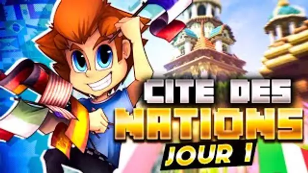 CITÉ DES NATIONS : La plus grosse Cité au MONDE : 5 Pays, 100 Joueurs ! #01 🌎