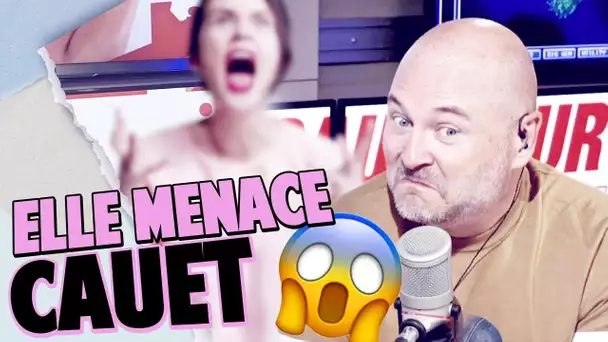 UNE MAMIE MENACE CAUET EN DIRECT - DEVINE QUI C'EST