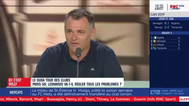 PSG - Sagnol : "Si Leonardo sert la vis dans l'intérêt du groupe, ça se passera très bien"