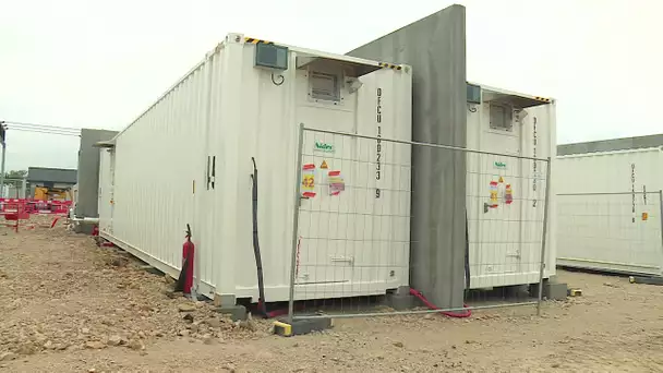 Energie : RTE installe un centre de stockage d'électricité sur batteries à Fontenelle, en Côte-d'Or