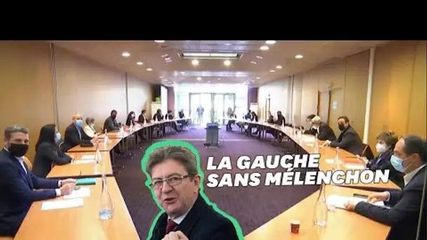 La gauche réunie à Paris...sans Jean-Luc Mélenchon