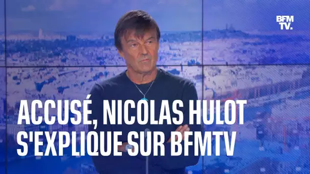 Accusé d'agressions sexuelles et de viol, Nicolas Hulot s'explique sur BFMTV