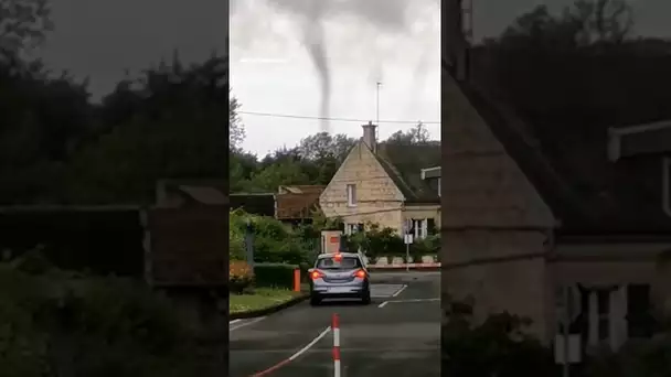 Images impressionnantes d'une tornade qui a fait de nombreux dégats dans l'Oise.