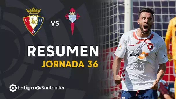 Resumen de CA Osasuna vs RC Celta (2-1)