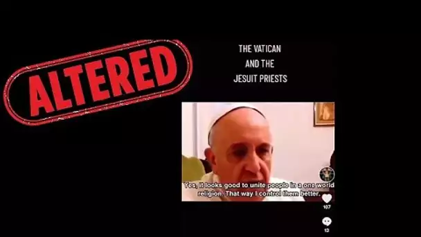The Cube : une vidéo virale détourne les propos du pape François
