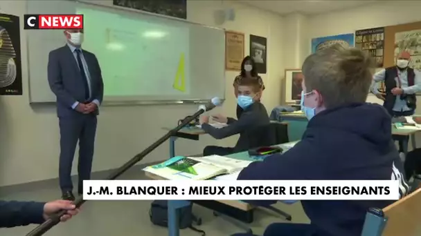 Education nationale : le plan de Jean-Michel Blanquer pour mieux protéger les professeurs