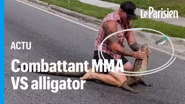 Floride : un combattant de MMA capture à mains nues un alligator de 2 mètres qui errait dans la rue