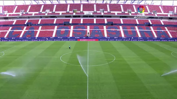 Calentamiento C.A. Osasuna vs Levante UD