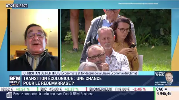 Christian de Perthuis (Economiste): Transition écologique, une chance pour le redémarrage ?