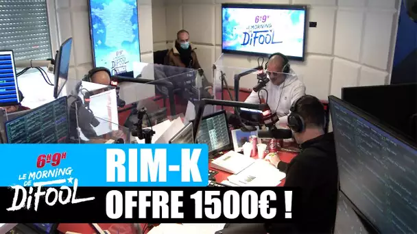 Rim K offre 1500€ à un auditeur ! #MorningDeDifool