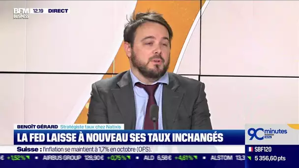 Benoït Gérard (Natixis) : La FED laisse à nouveau ses taux inchangés