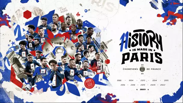 𝐂𝐇𝐀𝐌𝐏𝐈𝐎𝐍 𝐃𝐄 𝐅𝐑𝐀𝐍𝐂𝐄 𝟐𝟎𝟐𝟐-𝟐𝟎𝟐𝟑 🏆❤️💙 #HistoryIsMadeInParis