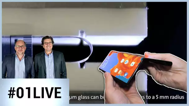 Un verre souple pour smartphones pliables ? - #01LIVE HEBDO 217