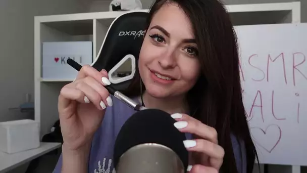 ASMR ⚪️ Tingles, scratching mic, brushing mic