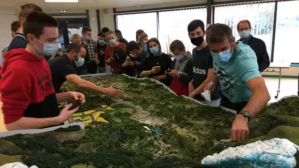 Haute-Saône : le cycle de l'eau en maquette expliqué aux lycéens de Vesoul