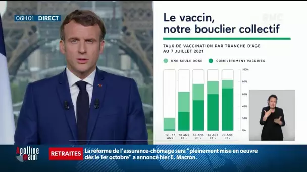 Emmanuel Macron aux Français: "Faites-vous vacciner !"