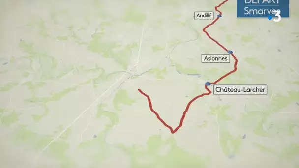 Tour Poitou-Charentes - Parcours Etape 4  (contre-la-montre) entre Smarves (86) et Vivonne (86)