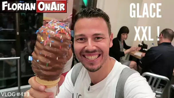 Une GLACE XXL trempée dans du CHOCOLAT! - VLOG #413