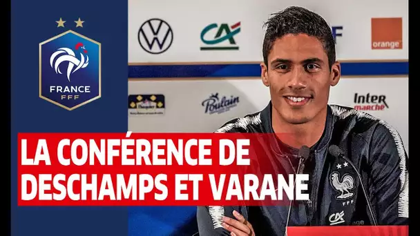 La conférence de presse de Raphaël Varane et Didier Deschamps I Equipe de France