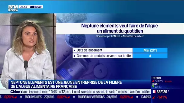 Victoire de Lapasse (Neptune Elements): Neptune Elements est spécialisée dans l'algue alimentaire