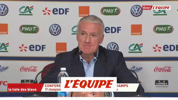 Deschamps «Benjamin Mendy, une force de la nature» - Foot - Ligue des Nations - Bleus