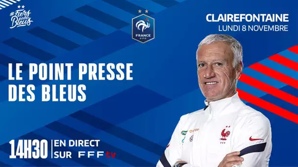 La conférence de  presse des Bleus en direct