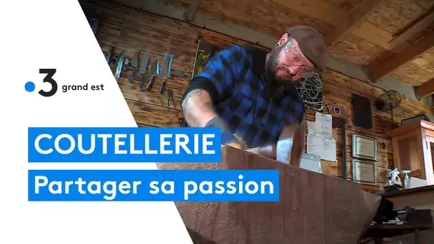 Artisanat : Nicolas Dartus, un coutelier-forgeron passionné