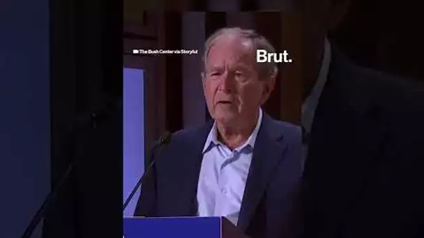 Quand George W. Bush confond l’invasion de l’Ukraine et celle de l’Irak en 2003