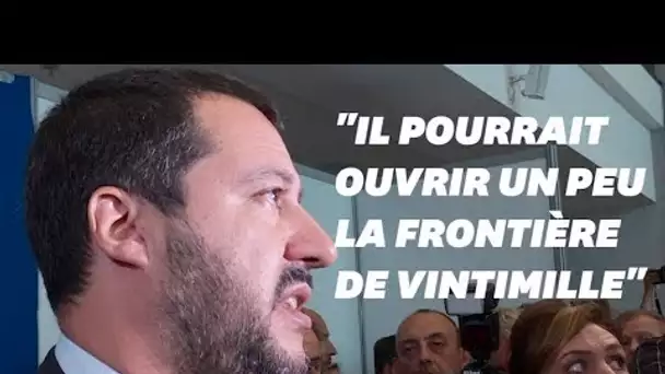 Matteo Salvini veut que Macron cesse de "l'insulter"