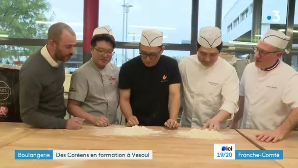 Haute-Saône : des Coréens en visite au CFA boulangerie à Vesoul
