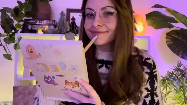 ASMR | Je dessine ton beau visage ✏️😊