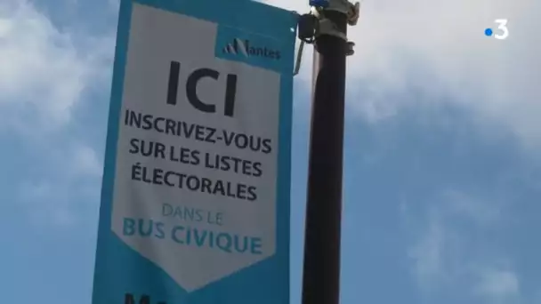Nantes : un bus civique pour les élections régionales et départementales