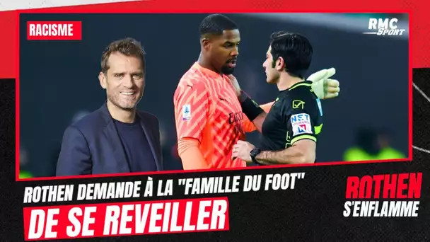 Maignan victime d'insultes racistes, Rothen demande à "la famille du football" de "se réveiller"