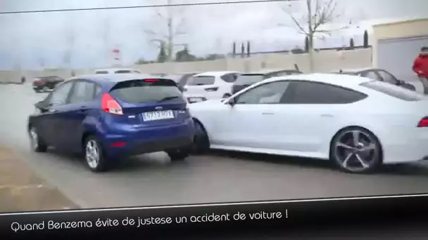 Quand BENZEMA évite de justesse un accident de voiture !