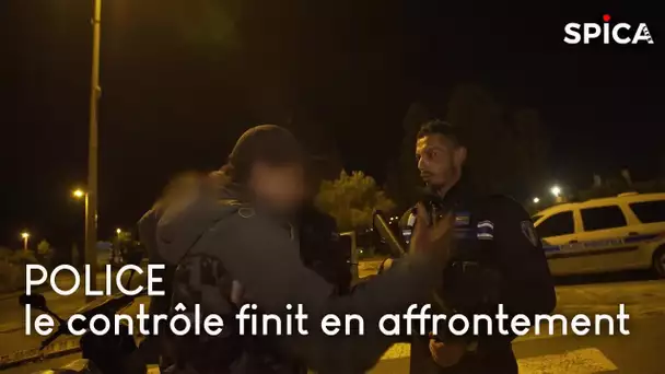 le contrôle policier dégénère en affrontement