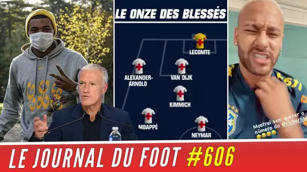 DESCHAMPS s'explique pour MBAPPÉ, L'incroyable 11 des blessés européens ! NEYMAR banni par Twitch